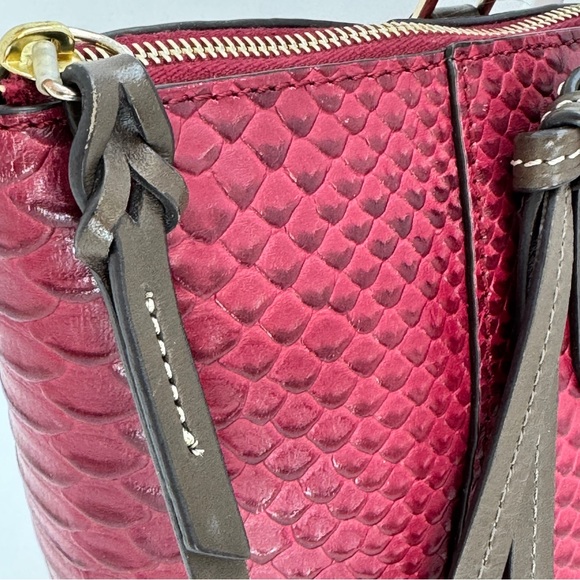 SOLD SOLD SOLD SOLD SOLD DOONEY & Bourke Maxine Leather Snake Embossed Tote 💋 - Picture 10 of 15